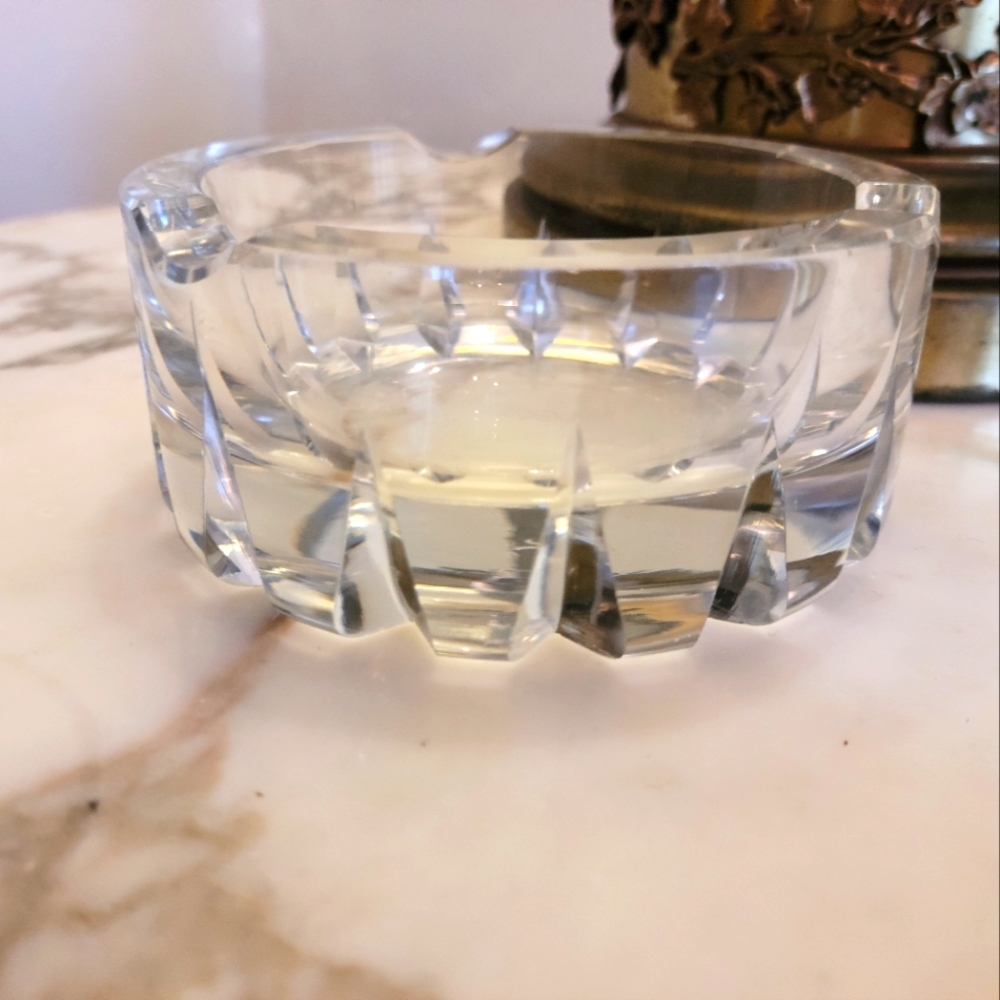 Vintage Rosenthal crystal Ashtray, marked .